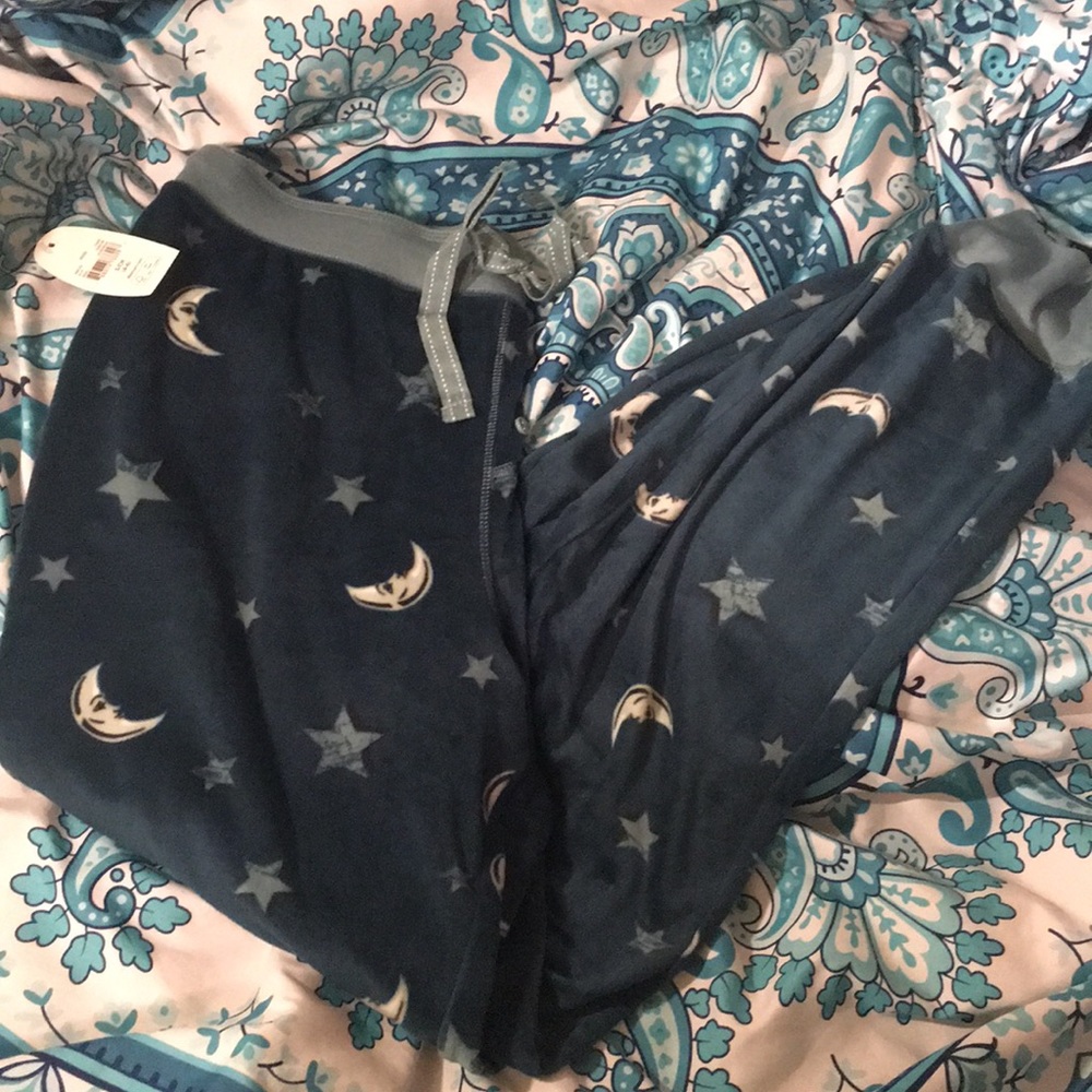 Moon and star pajama pants
